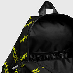 Детский рюкзак Киберпанк Бегущий по краю паттерн, цвет: 3D-принт — фото 2