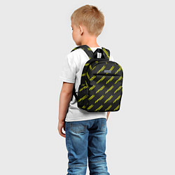 Детский рюкзак Киберпанк Бегущий по краю паттерн, цвет: 3D-принт — фото 2