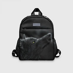 Детский рюкзак Черная волчица, цвет: 3D-принт