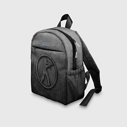 Детский рюкзак Чугунный логотип Counter Strike, цвет: 3D-принт — фото 2