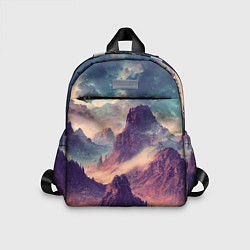 Детский рюкзак В горах Вечерний пейзаж, цвет: 3D-принт