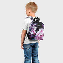 Детский рюкзак Цветы Пионы Акварель, цвет: 3D-принт — фото 2