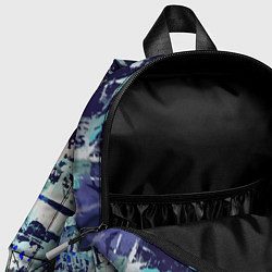 Детский рюкзак Синий череп Барта Симпсона, цвет: 3D-принт — фото 2