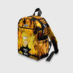 Детский рюкзак Homer Simpson - Rock n Roll!, цвет: 3D-принт — фото 2