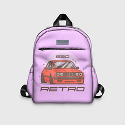 Детский рюкзак BMW e30 - retro, цвет: 3D-принт