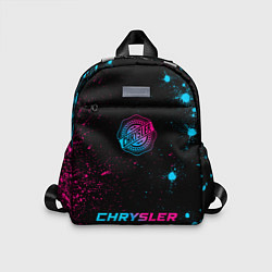 Детский рюкзак Chrysler - neon gradient: символ, надпись, цвет: 3D-принт