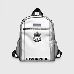 Детский рюкзак Liverpool sport на светлом фоне: символ, надпись, цвет: 3D-принт