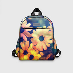 Детский рюкзак Яркий футаж из цветов