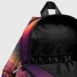 Детский рюкзак Закатное солнце в облаках, цвет: 3D-принт — фото 2