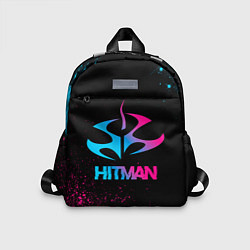 Детский рюкзак Hitman - neon gradient, цвет: 3D-принт