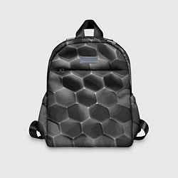 Детский рюкзак Черные камни, цвет: 3D-принт