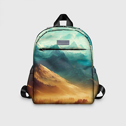Детский рюкзак Завораживающий горный вид - рисунок, цвет: 3D-принт