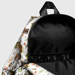 Детский рюкзак Череп с волосами, цвет: 3D-принт — фото 2
