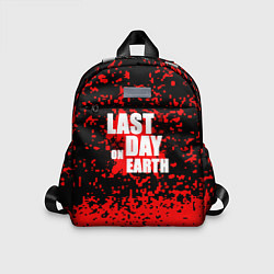 Детский рюкзак The last of us - красная текстура, цвет: 3D-принт