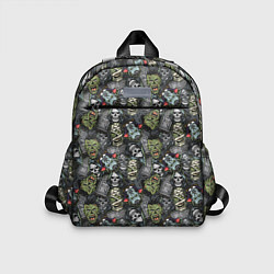 Детский рюкзак Череп, зомби и вампир, цвет: 3D-принт