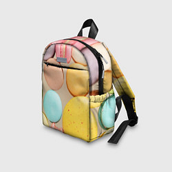Детский рюкзак Разноцветные пирожные Макарон, цвет: 3D-принт — фото 2