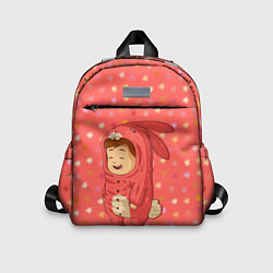 Детский рюкзак Зайка-малыш, цвет: 3D-принт