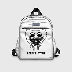 Детский рюкзак Poppy Playtime glitch на светлом фоне, цвет: 3D-принт