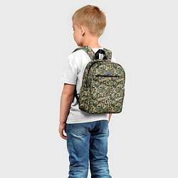 Детский рюкзак Милитари круг, цвет: 3D-принт — фото 2