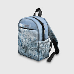 Детский рюкзак Ледяные горы со снегом, цвет: 3D-принт — фото 2