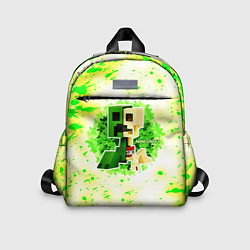 Детский рюкзак Minecraft creeper green, цвет: 3D-принт