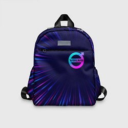 Детский рюкзак Volvo neon speed lines, цвет: 3D-принт