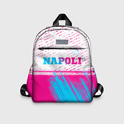 Детский рюкзак Napoli neon gradient style: символ сверху, цвет: 3D-принт