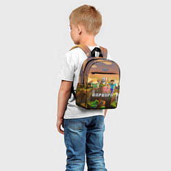 Детский рюкзак Варвара Minecraft, цвет: 3D-принт — фото 2