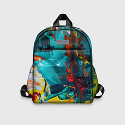Детский рюкзак Краски на холсте абстракция