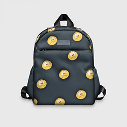 Детский рюкзак Грусть смайла, цвет: 3D-принт