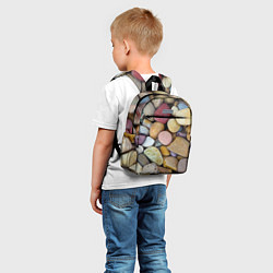 Детский рюкзак Морская галька - пляж, цвет: 3D-принт — фото 2