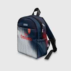 Детский рюкзак Arsenal logo абстракция, цвет: 3D-принт — фото 2