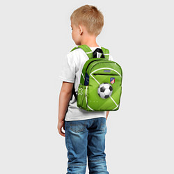 Детский рюкзак Atletico madrid Мяч, цвет: 3D-принт — фото 2