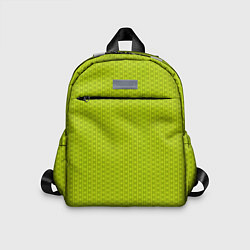 Детский рюкзак Зеленый горошек абстракция, цвет: 3D-принт