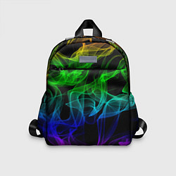 Детский рюкзак Разноцветный неоновый дым