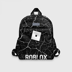 Детский рюкзак Roblox glitch на темном фоне: символ, надпись, цвет: 3D-принт