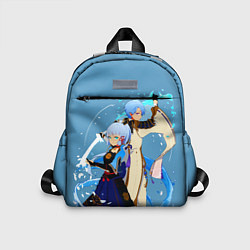 Детский рюкзак Камисато Аяка и Аято, цвет: 3D-принт