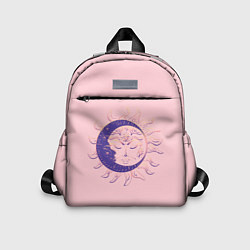 Детский рюкзак Спящие солнце и месяц в стиле модерн