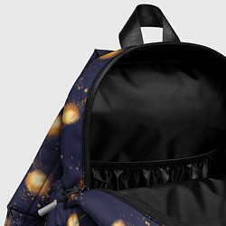 Детский рюкзак Котик в тыкве, хеллоуин, цвет: 3D-принт — фото 2