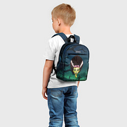 Детский рюкзак Афро девушка зомби, цвет: 3D-принт — фото 2