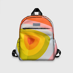 Детский рюкзак Красно-жёлто-оранжевый паттерн