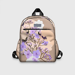 Детский рюкзак Цветы и символы, цвет: 3D-принт