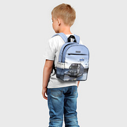 Детский рюкзак Фура Вольво на трассе, цвет: 3D-принт — фото 2