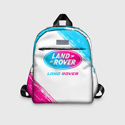 Детский рюкзак Land Rover neon gradient style, цвет: 3D-принт