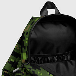 Детский рюкзак Камуфляж лесной пиксель, цвет: 3D-принт — фото 2