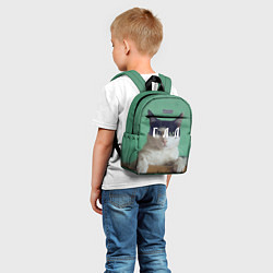 Детский рюкзак Мем с котом - голод, цвет: 3D-принт — фото 2
