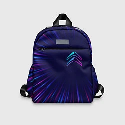 Детский рюкзак Citroen neon speed lines, цвет: 3D-принт