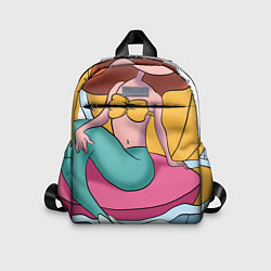Детский рюкзак Русалочка и морская раковина, цвет: 3D-принт