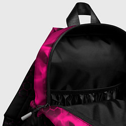 Детский рюкзак Daewoo - neon gradient: надпись, символ, цвет: 3D-принт — фото 2