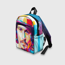 Детский рюкзак Джонни Депп портрет, цвет: 3D-принт — фото 2